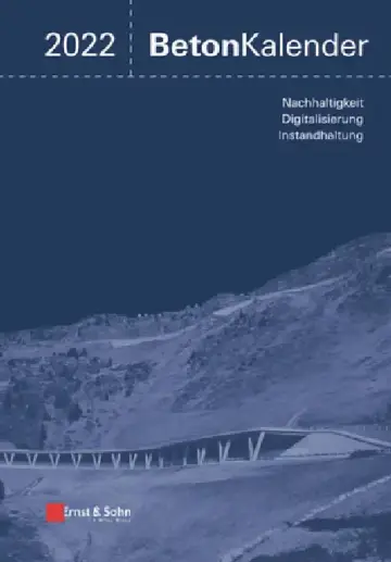 Cover of Beton-Kalender 2022