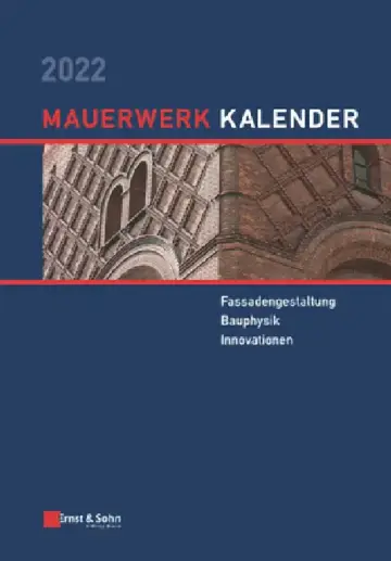 Cover of Mauerwerk-Kalender 2022