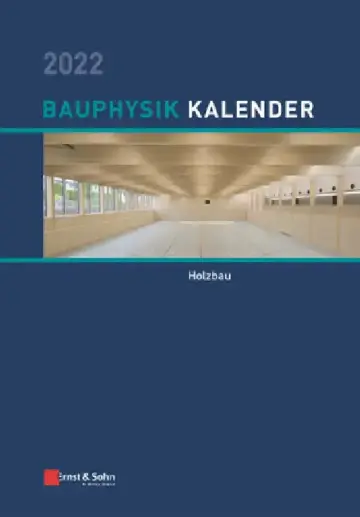 Cover of Bauphysik-Kalender 2022