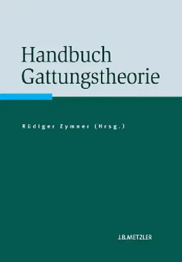 Cover of Handbuch Gattungstheorie