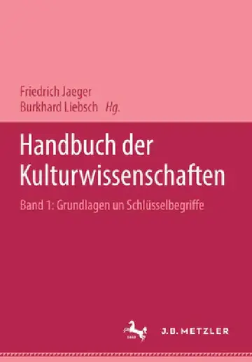 Cover of Handbuch Der Kulturwissenschaften