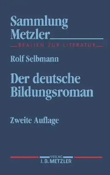 Cover of Der Deutsche Bildungsroman