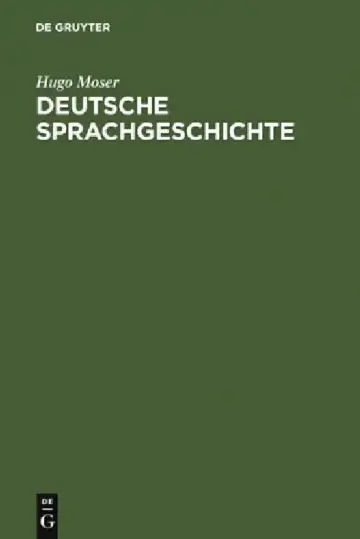 Cover of Deutsche Sprachgeschichte