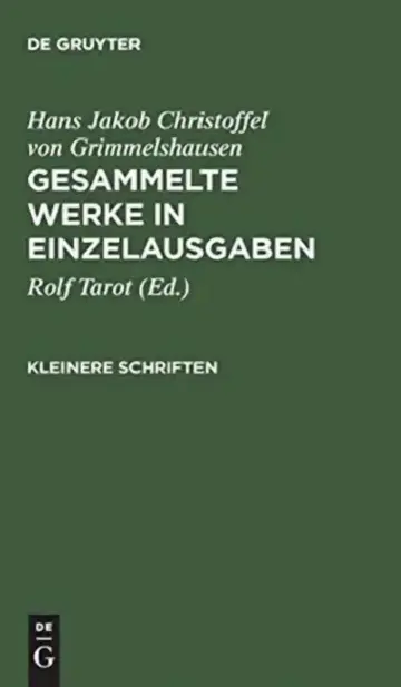 Cover of Gesammelte Werke in Einzelausgaben, Kleinere Schriften