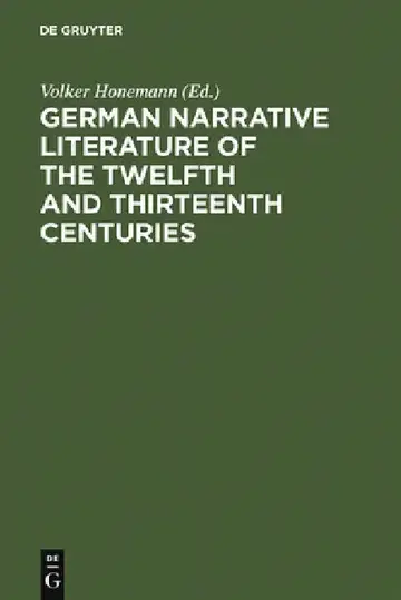 Cover of German Narrative Literature of the Twelfth and Thirteenth Centuries