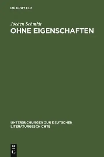 Cover of Ohne Eigenschaften