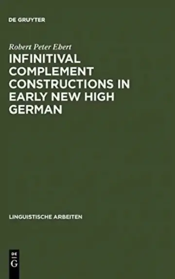 Cover of Infinitival complement constructions in Early New High German