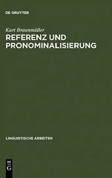 Cover of Referenz und Pronominalisierung