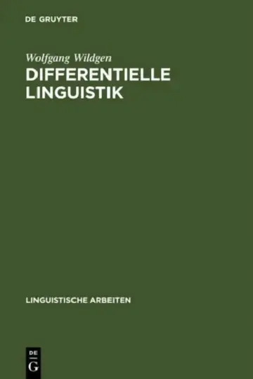 Cover of Differentielle Linguistik