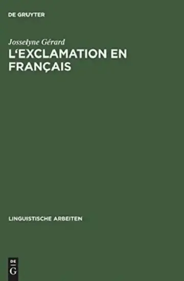 Cover of L'Exclamation En Français