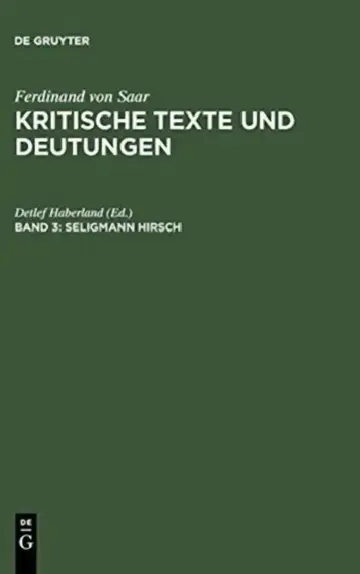 Cover of Seligmann Hirsch