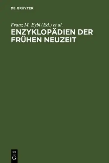 Cover of Enzyklopädien der Frühen Neuzeit