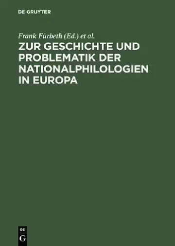 Cover of Zur Geschichte Und Problematik Der Nationalphilologien in Europa