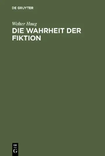 Cover of Die Wahrheit der Fiktion