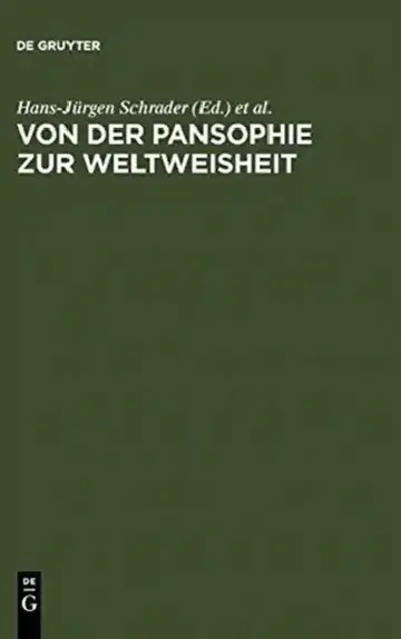 Cover of Von Der Pansophie Zur Weltweisheit