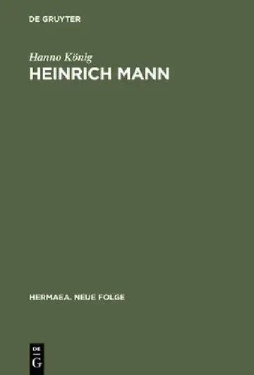 Cover of Heinrich Mann