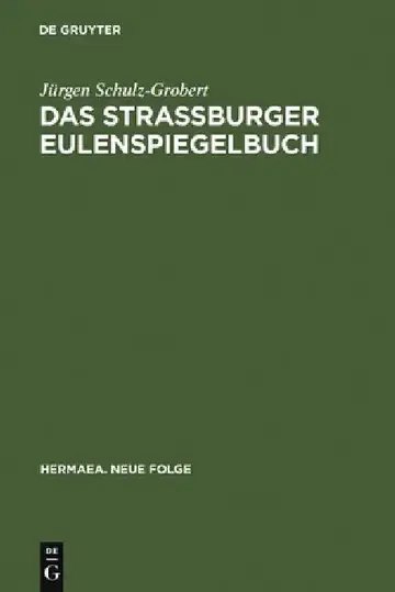 Cover of Das Straßburger Eulenspiegelbuch