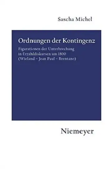 Cover of Ordnungen der Kontingenz