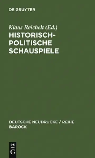 Cover of Historisch-politische Schauspiele