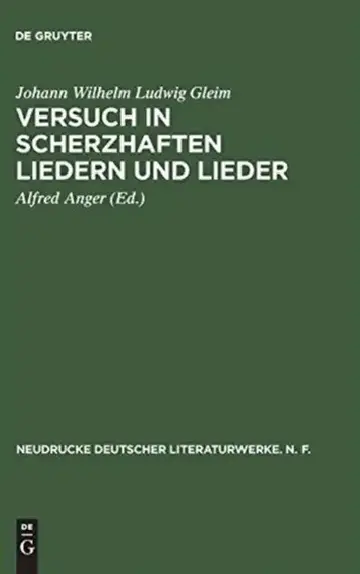 Cover of Versuch in Scherzhaften Liedern Und Lieder