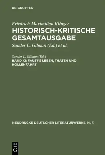 Cover of Historisch-Kritische Gesamtausgabe, Band XI, Faust's Leben, Thaten Und Höllenfahrt