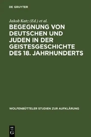 Cover of Begegnung von Deutschen und Juden in der Geistesgeschichte des 18. Jahrhunderts