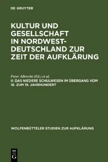 Cover of Das Niedere Schulwesen Im Übergang Vom 18. Zum 19. Jahrhundert