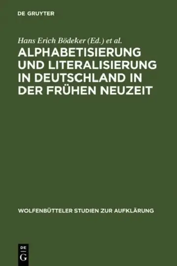 Cover of Alphabetisierung Und Literalisierung in Deutschland in Der Frühen Neuzeit