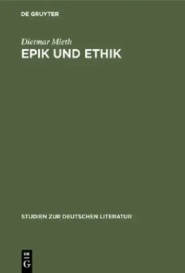 Cover of Epik und Ethik