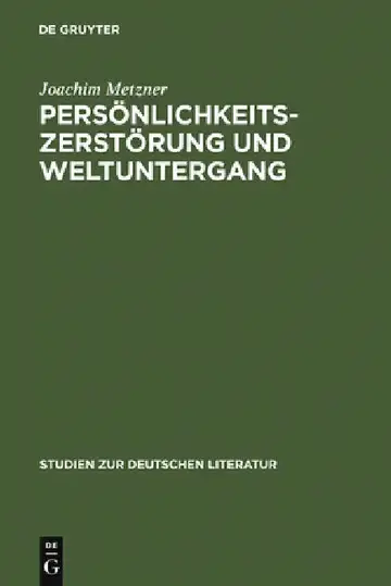 Cover of Persönlichkeitszerstörung und Weltuntergang
