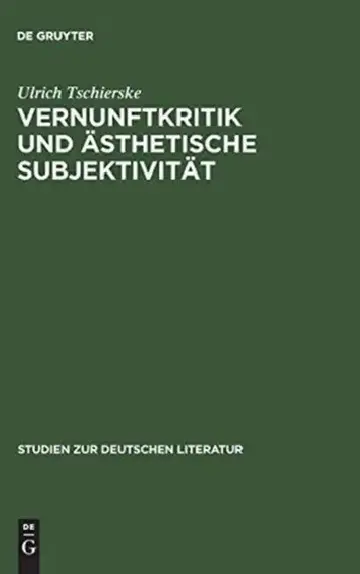 Cover of Vernunftkritik Und Ästhetische Subjektivität