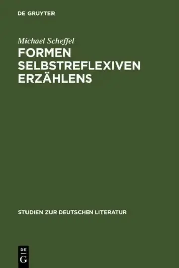 Cover of Formen selbstreflexiven Erzählens