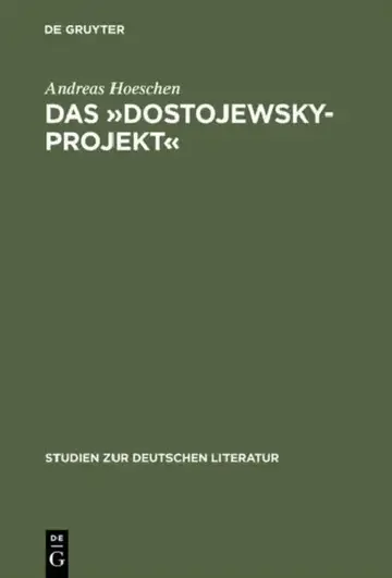 Cover of Das »Dostojewsky-Projekt«
