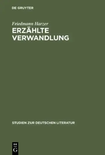 Cover of Erzählte Verwandlung