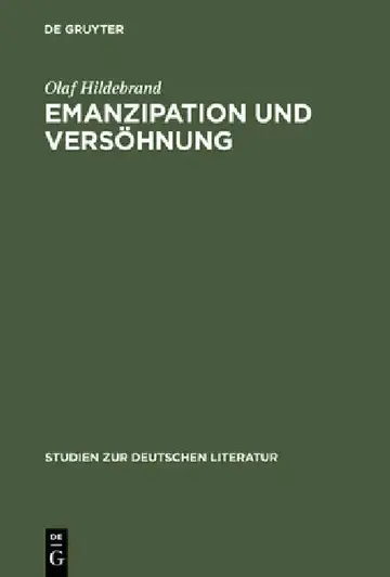Cover of Emanzipation Und Versöhnung