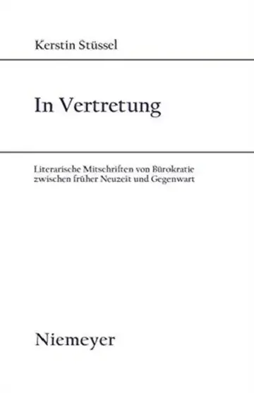 Cover of In Vertretung