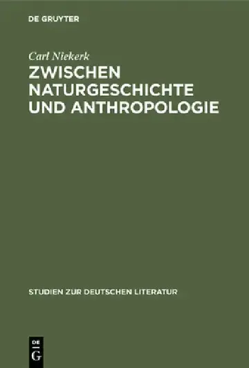Cover of Zwischen Naturgeschichte und Anthropologie