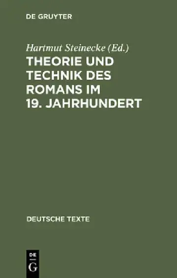 Cover of Theorie und Technik des Romans im 19. Jahrhundert
