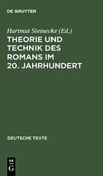 Cover of Theorie und Technik des Romans im 20. Jahrhundert