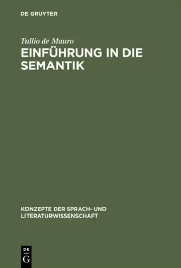 Cover of Einführung in die Semantik