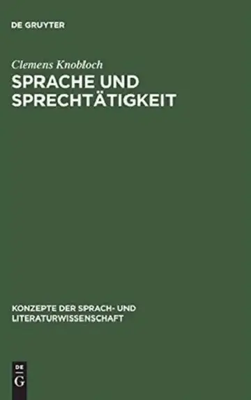 Cover of Sprache und Sprechtätigkeit