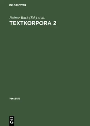 Cover of Textkorpora 2
