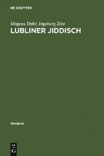 Cover of Lubliner Jiddisch