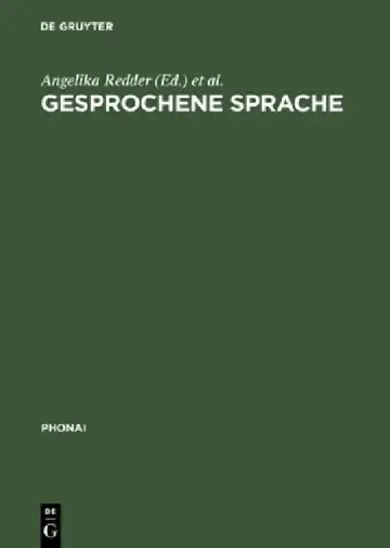 Cover of Gesprochene Sprache
