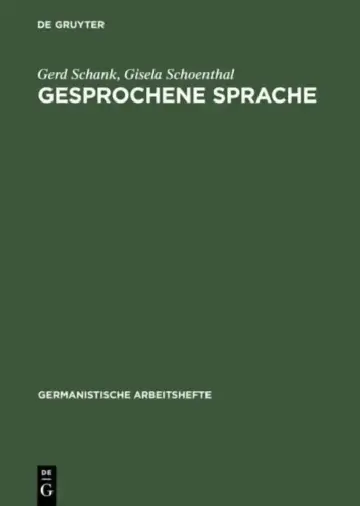 Cover of Gesprochene Sprache