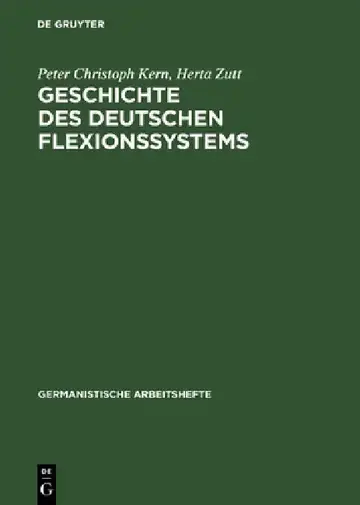 Cover of Geschichte des deutschen Flexionssystems