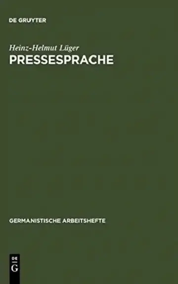 Cover of Pressesprache
