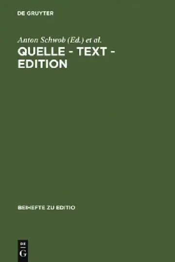 Cover of Quelle - Text - Edition