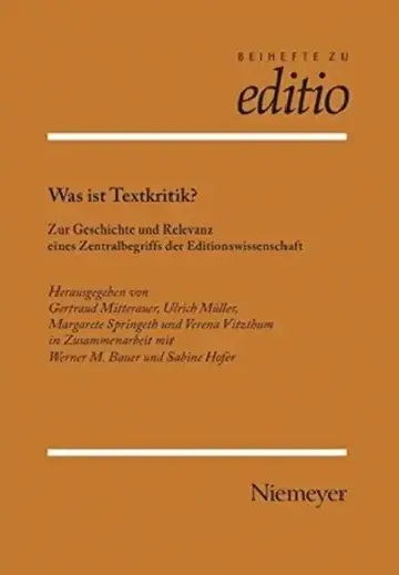 Cover of Was Ist Textkritik?