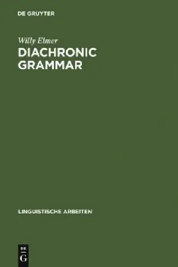 Cover of Diachronic Grammar